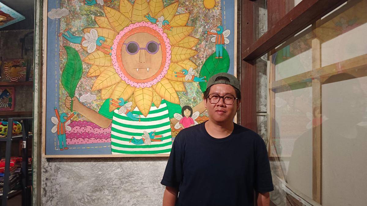 Koleksi lukisan seniman keturunan Tionghoa, Ade Kurniawan alias Ping-Ping