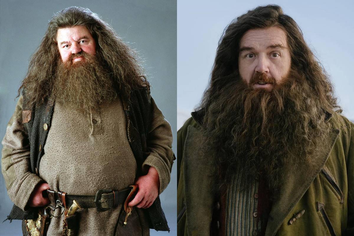 Namun, Chris Columbus merasa tersanjung desain lama Hagrid dipakai.jpg