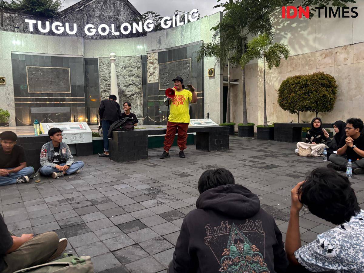 Aksi Kamisan Jogja, Kamis (28/8/2025).