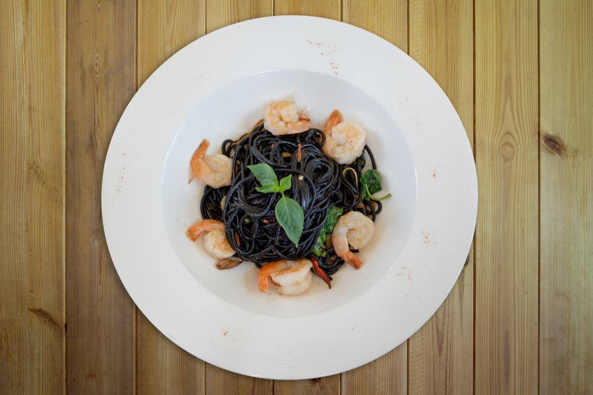 Potret mi goreng cumi hitam