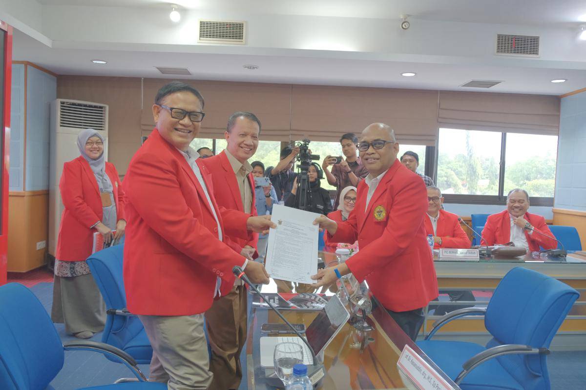 Muhammad Iqbal Djawad resmi mendaftarkan diri sebagai bakal calon Rektor Universitas Hasanuddin (Unhas) periode 2026–2030. (Dok. Istimewa)