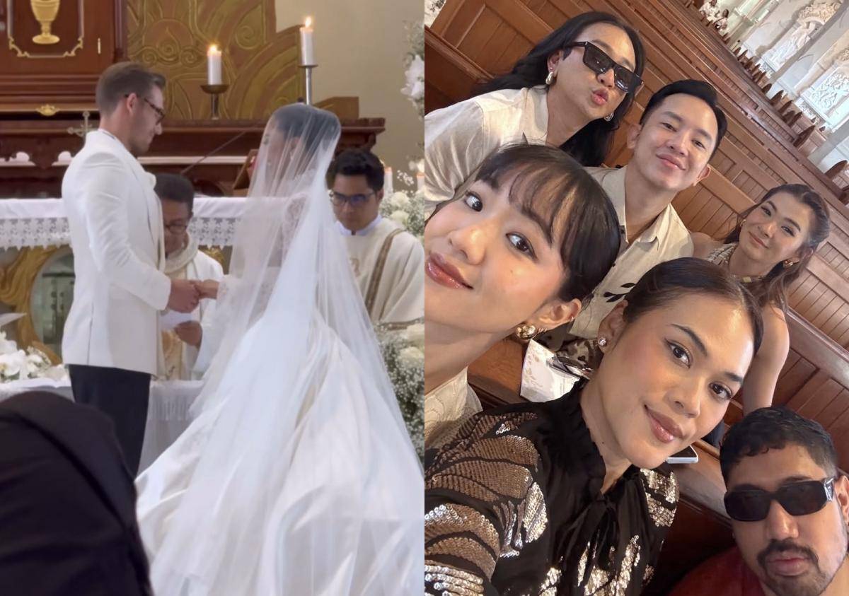 Selebgram di pemberkatan nikah Maria Rahajeng dan Matthias Haerens 