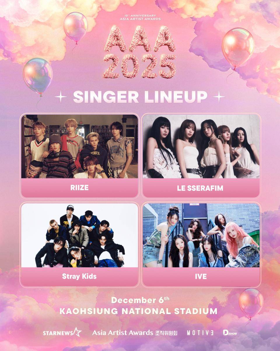 daftar lineup Asia Artist Awards 2025
