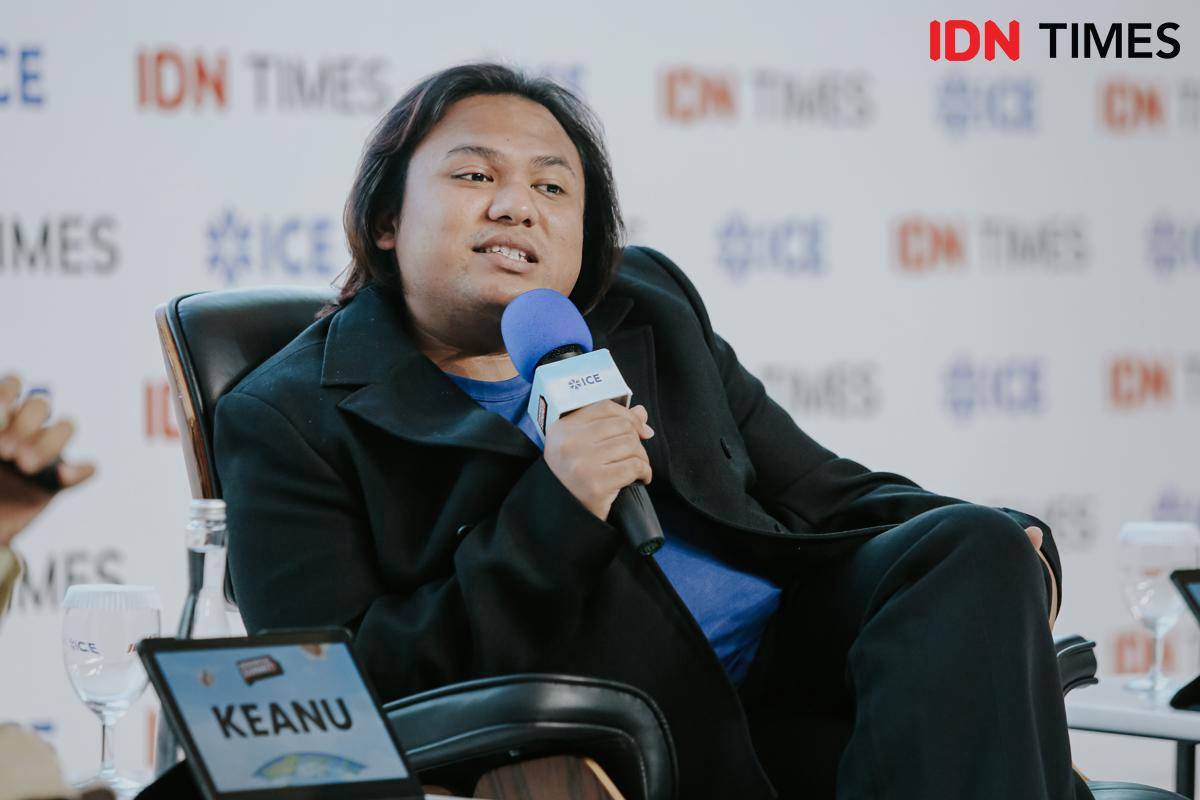 Keanu Angelo di Indonesia Summit 2025 (dok. IDN Times/Herka Yanis)