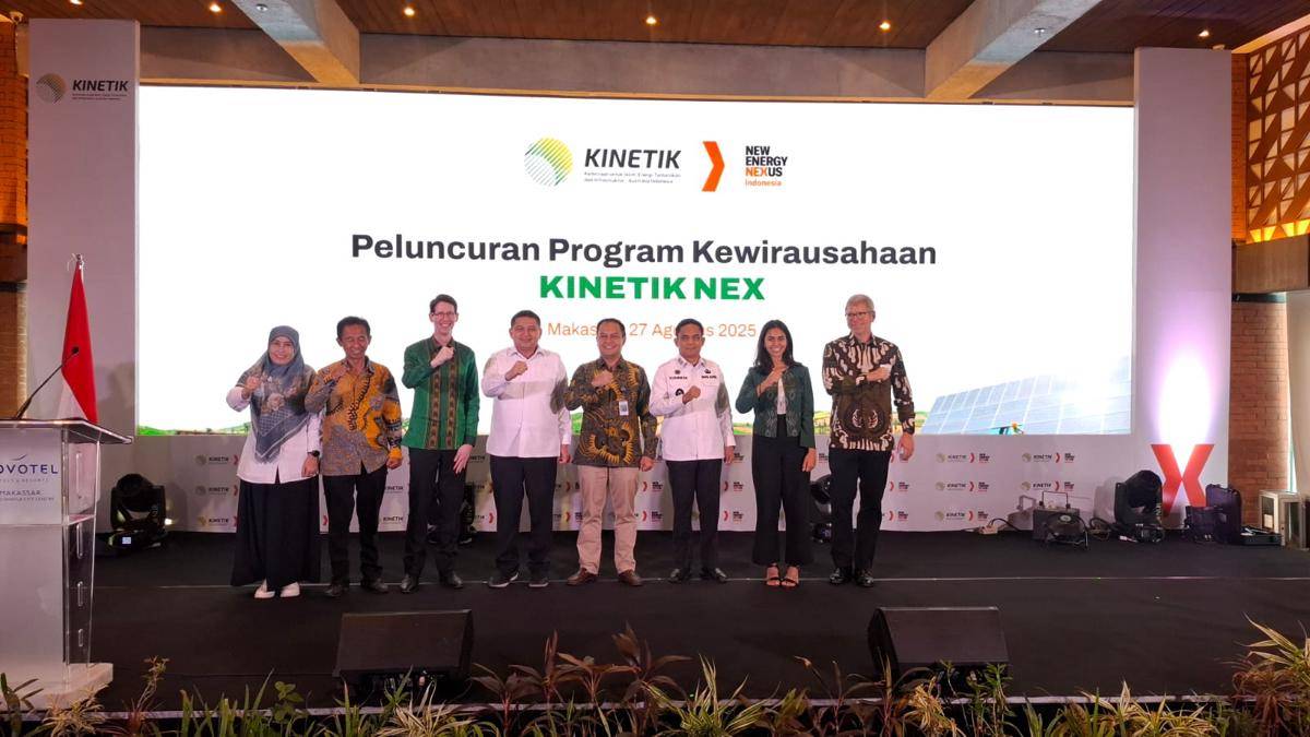 Peluncuran Progran Kewirausahaan KINETIK NEX Australia di Makassar, Rabu (27/8/2025). IDN Times/Darsil Yahya