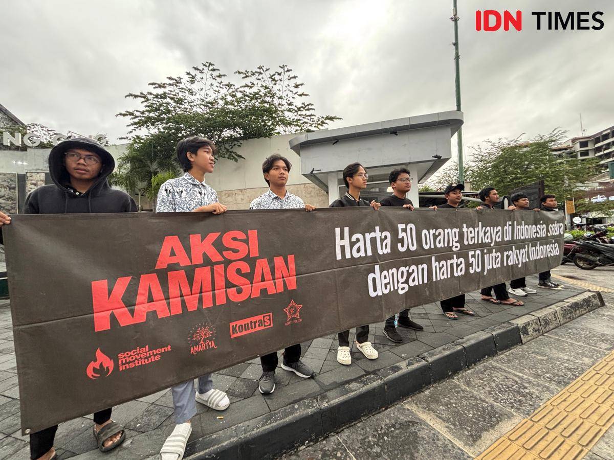 Aksi Kamisan Jogja, Kamis (28/8/2025).