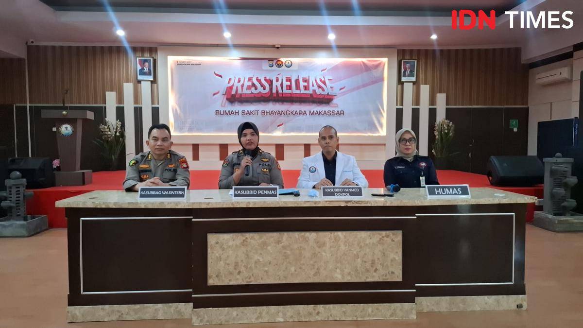 RS Bhayangkara Makassar, Kamis (28/8/2025). IDN Times/Darsil Yahya