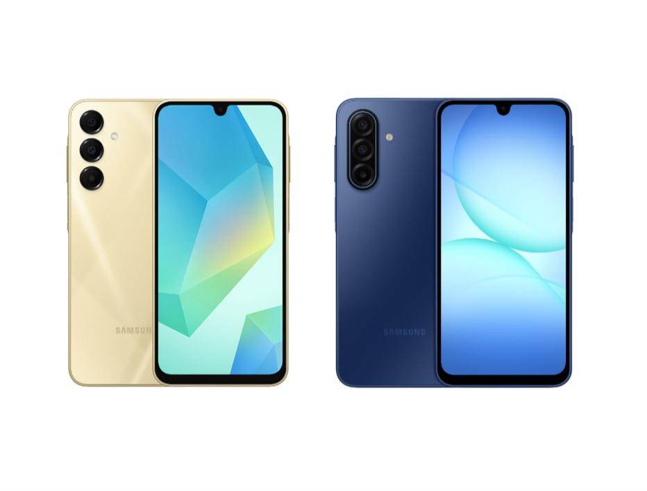 Samsung Galaxy A16 5G (kiri) dan Samsung Galaxy A17 5G (kanan)