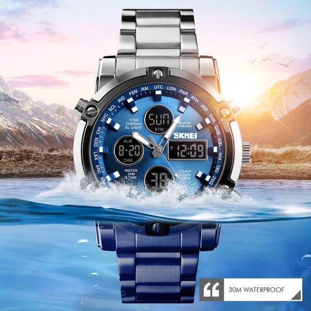 SKMEI Jam Tangan Digital Analog 1389 (tokopedia.com/Waktu.Shop Store)