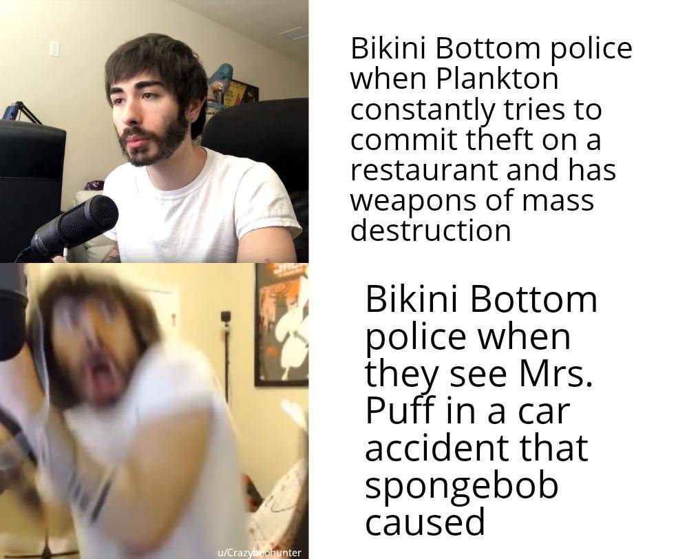 meme anime dan kartun tentang polisi