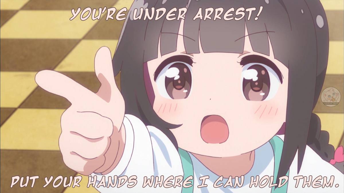meme anime dan kartun tentang polisi
