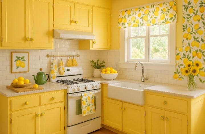 ilustrasi warna dapur kuning cerah (pinterest.com/Avii)