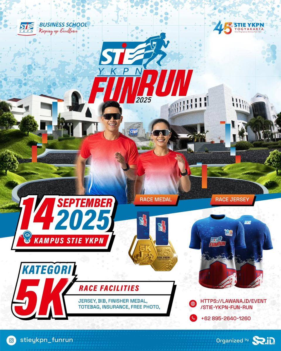 STIE YKPN Fun Run 2025 (instagram.com/stieykpn.businessschool)