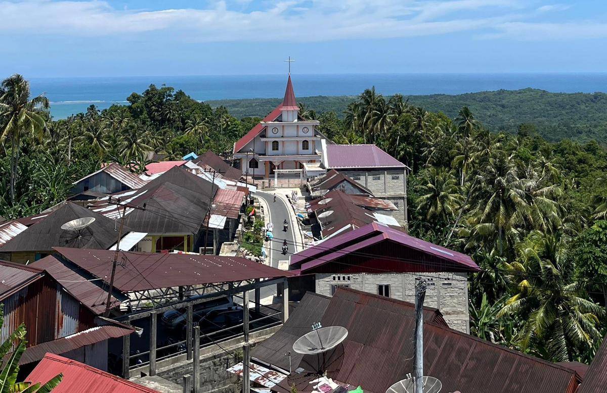 Suasana kota di Nias Utara/dok. Nanda
