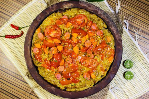 ilustrasi indomie pizza (pexels.com/pexels)