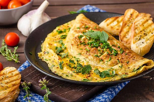 ilustrasi omlet keju lumer (pexels.com/pexels)