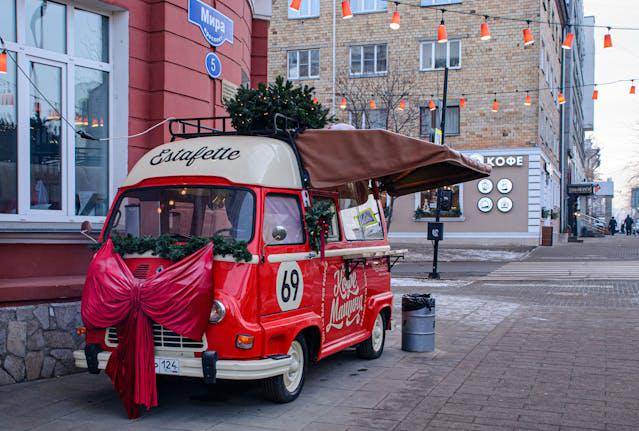 ilustrasi food truck
