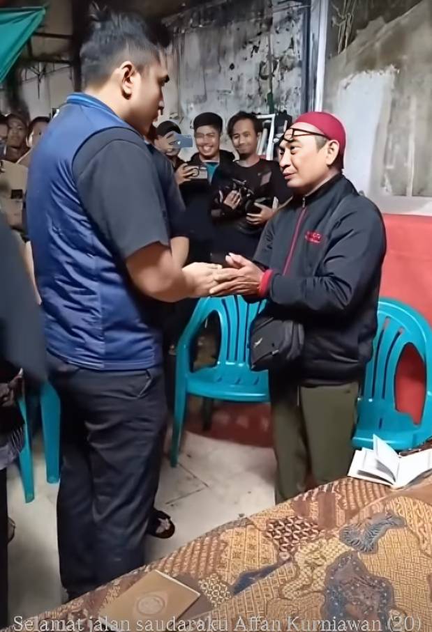 Lutfi Agizal kunjungi keluarga Affan Kurniawan
