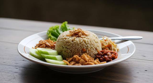 ilustrasi nasi tutug oncom