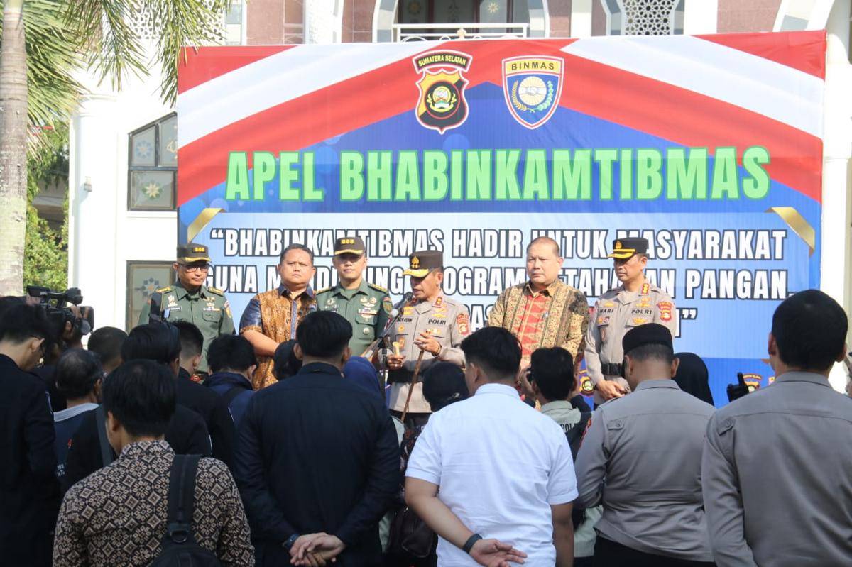 Apel Bhabinkantibmas di Polda Sumsel (Dok: Humas Polda Sumsel)