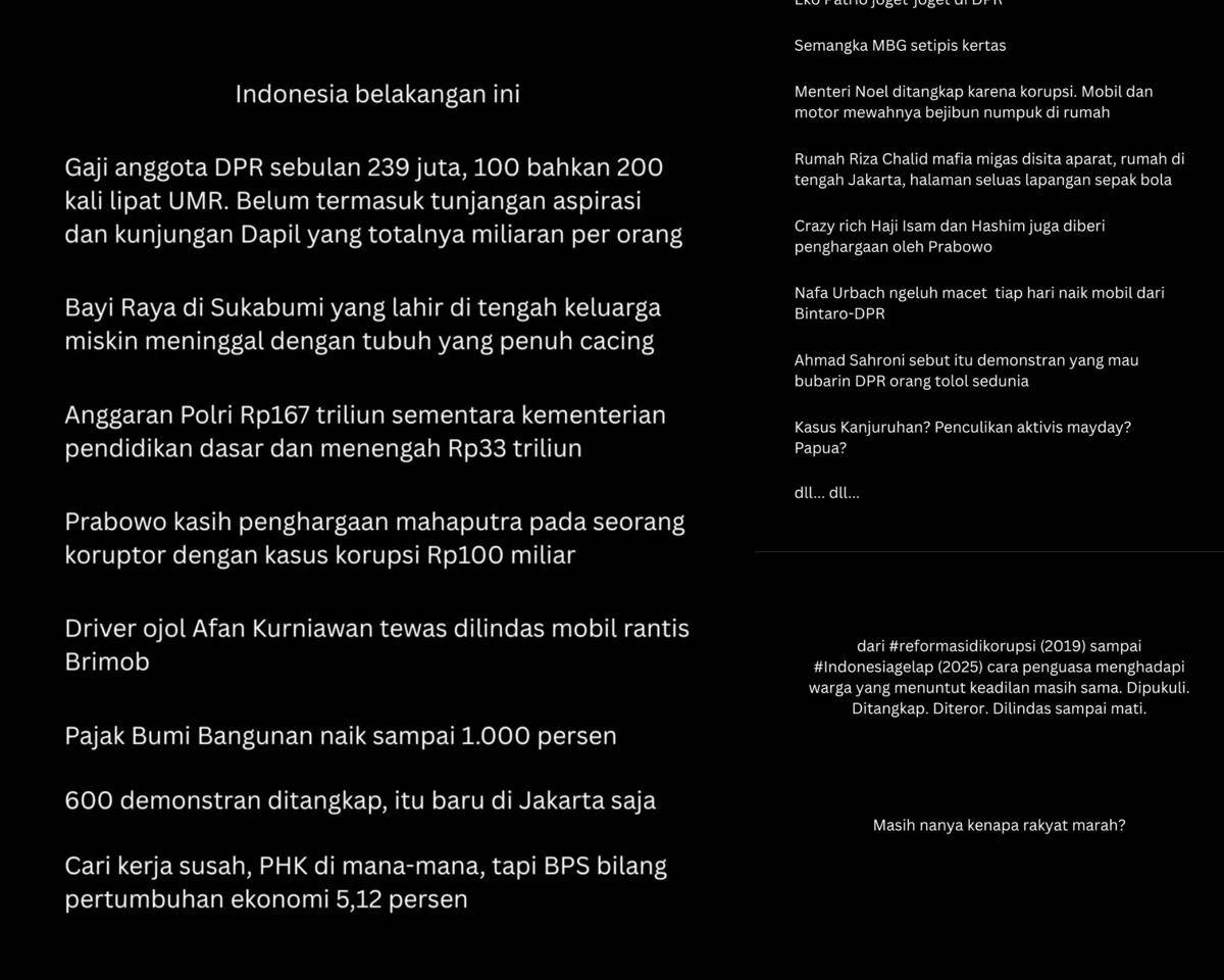 sederet seleb ikut suarakan keresahan