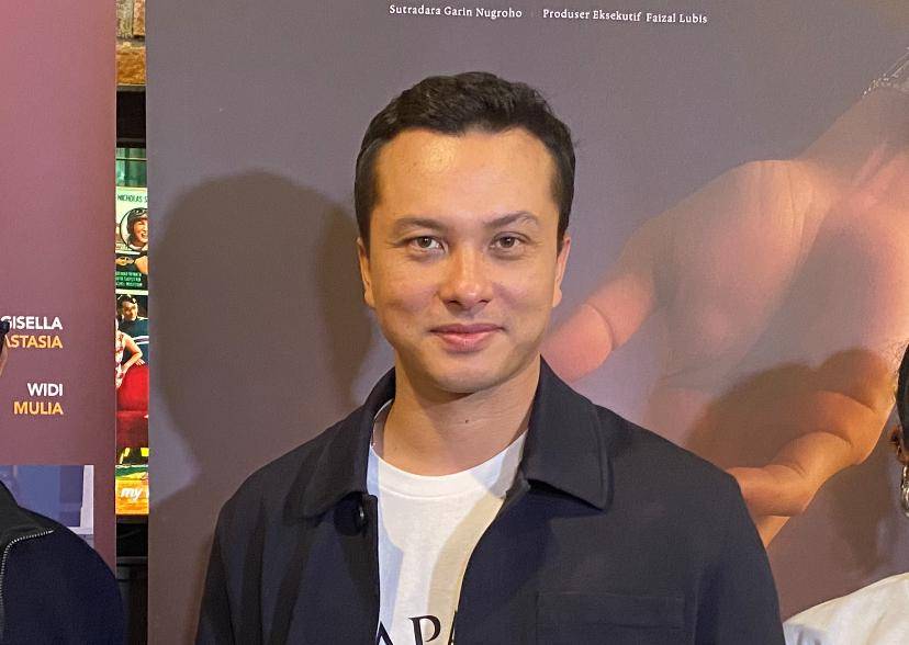 potret Nicholas Saputra di presscon film Siapa Dia