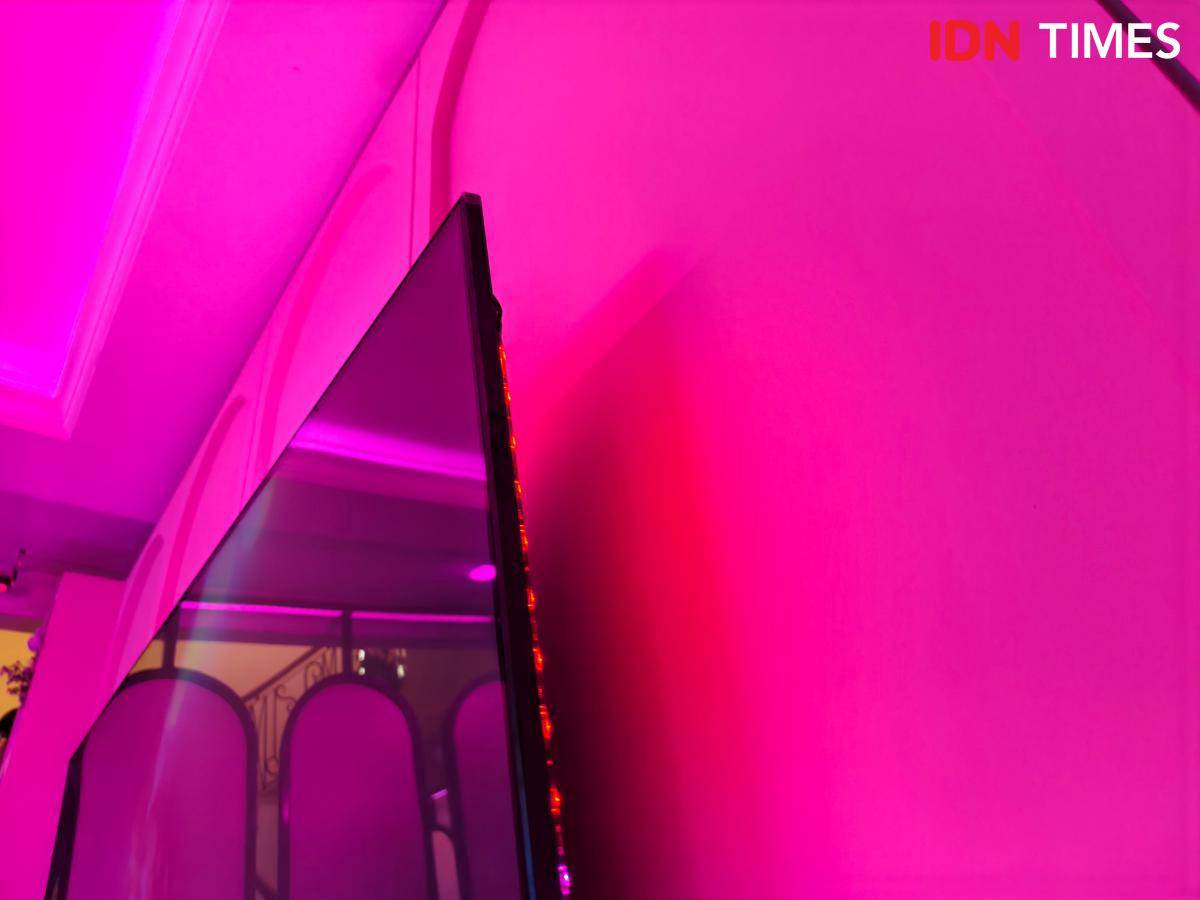 WiZ TV Sync Lights (IDN Times/Fatkhur Rozi)