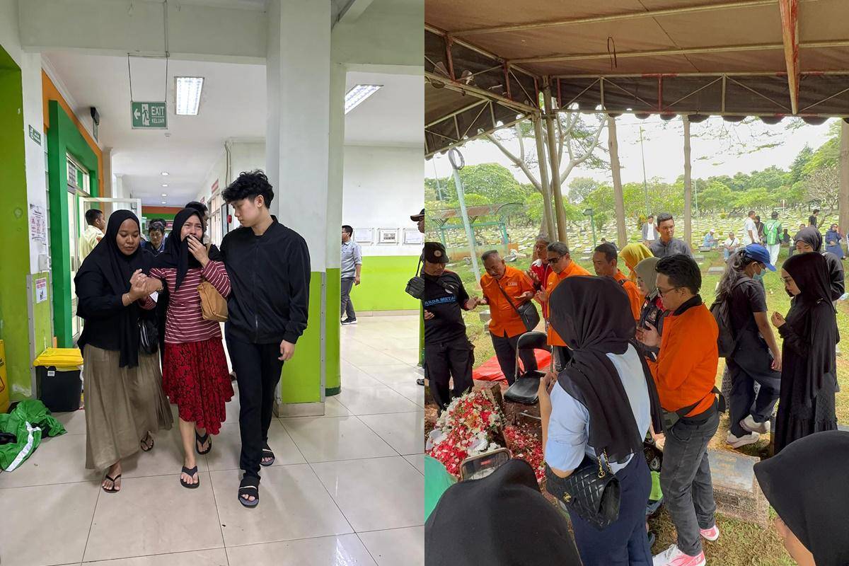 artis kunjungi rumah duka dan pemakaman Affan Kurniawan