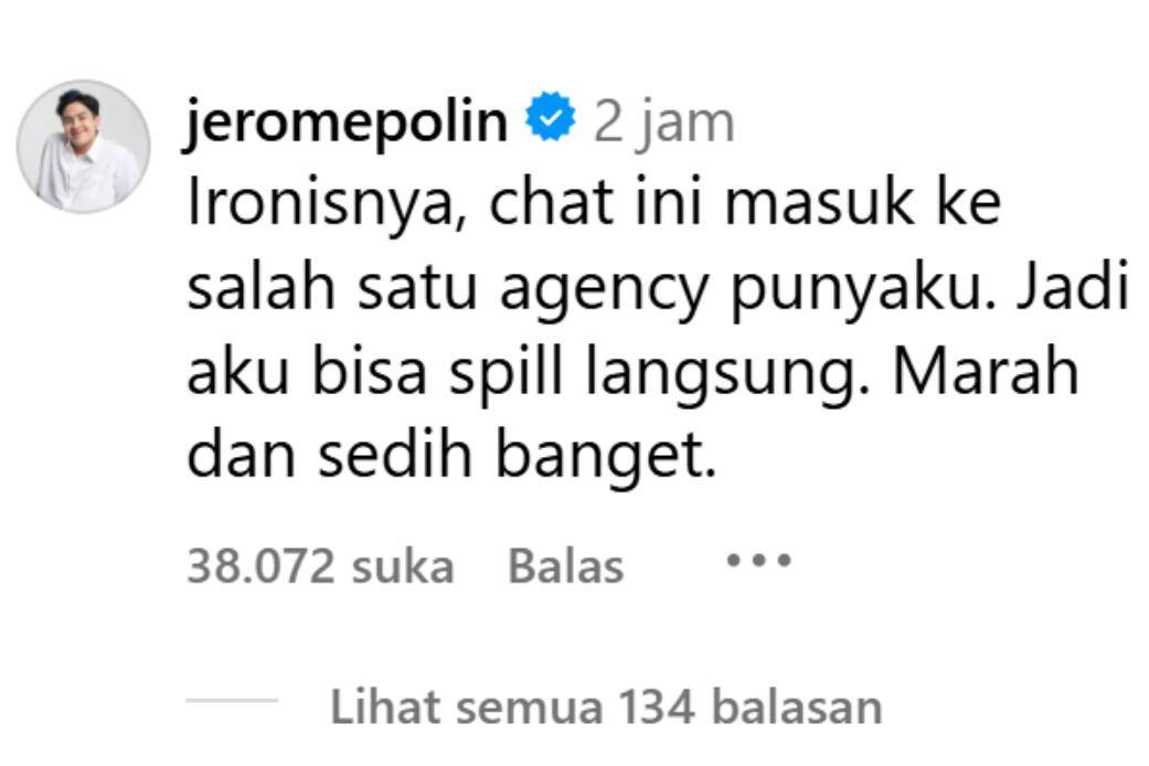 Jerome Polin spill ditawari jadi buzzer dengan fee Rp150 juta