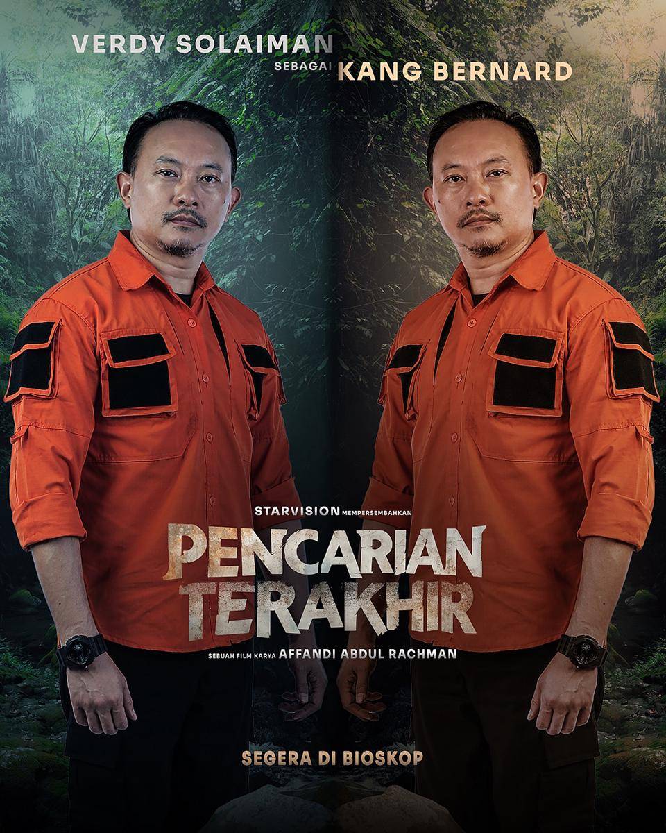 Poster karakter film Indonesia Pencarian Terakhir