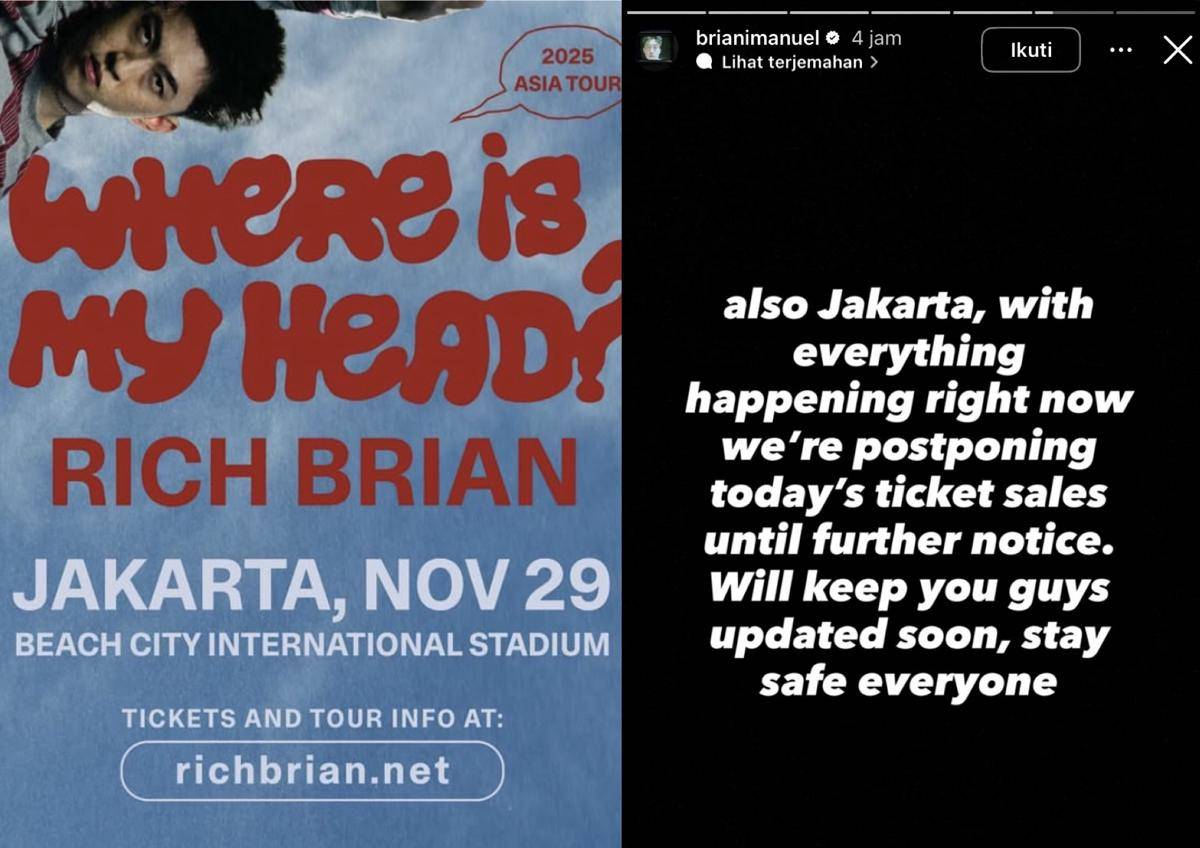 postingan Rich Brian