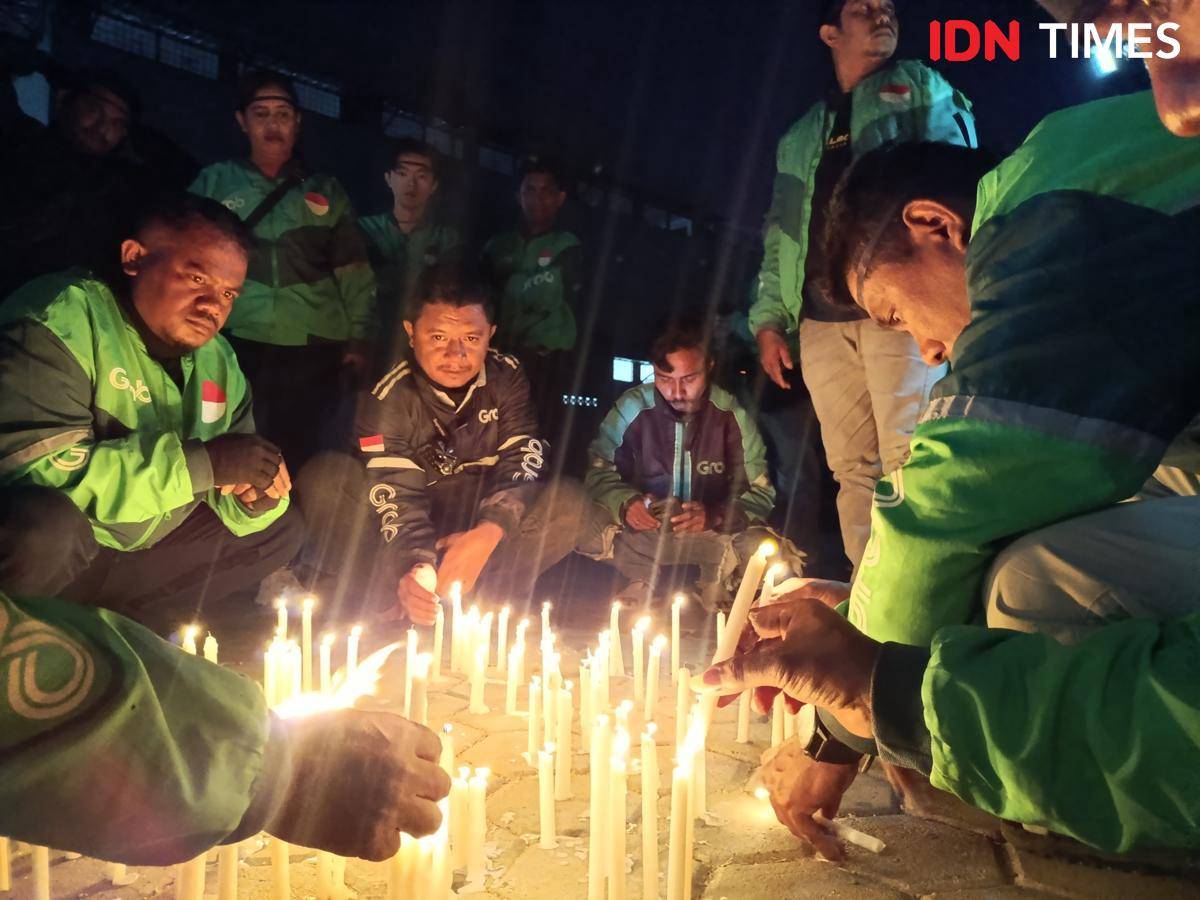 Aksi solidaritas untuk Affan