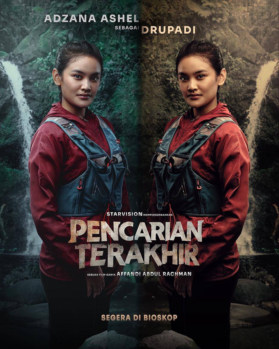 Poster karakter film Indonesia Pencarian Terakhir