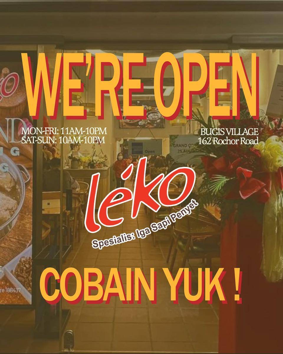 Potret Warung Leko Singapore