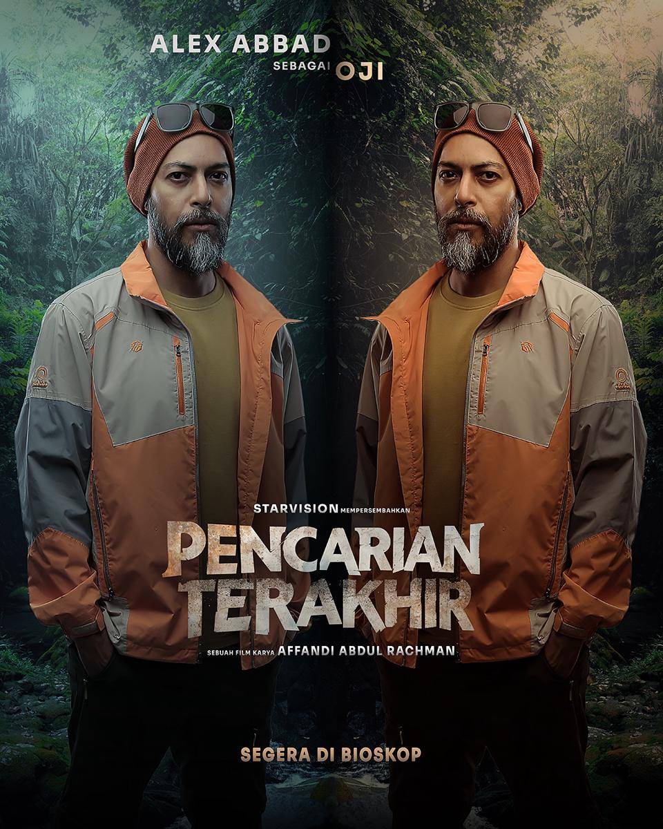 Poster karakter film Indonesia Pencarian Terakhir
