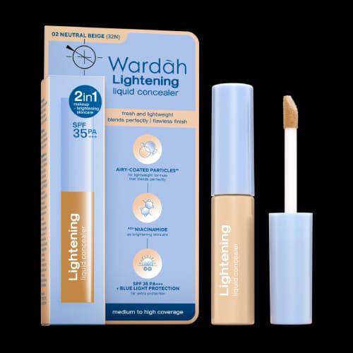 Wardah Lightening Liquid Concealer Natural Beige (wardahbeauty.com/Wardah Lightening Liquid Concealer Natural Beige)