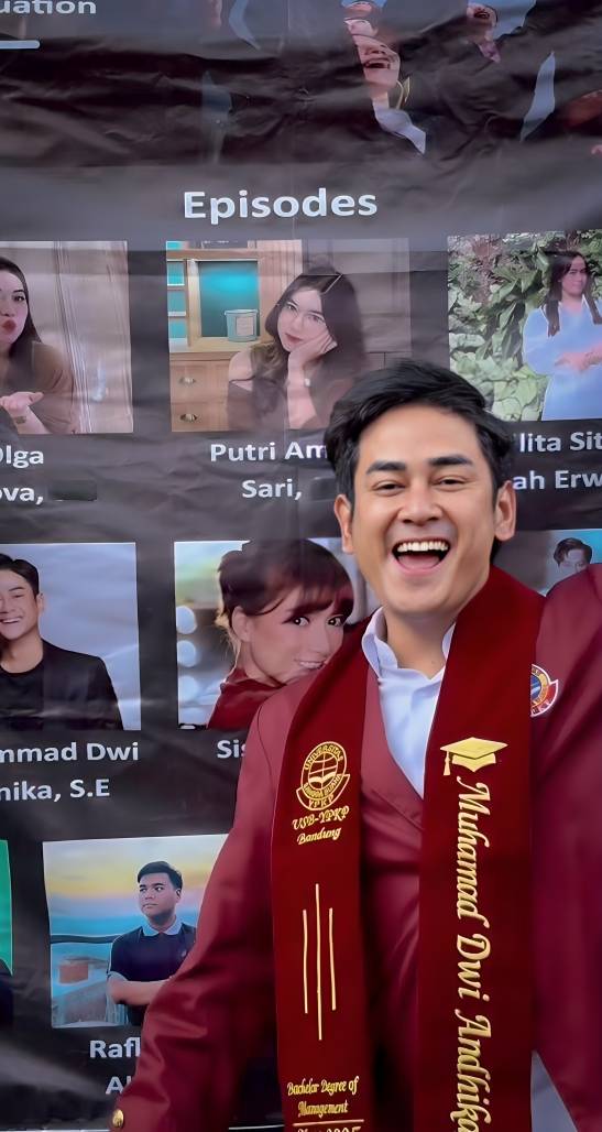 Chika Jessica, Dwi Andhika, Kiki Farrel resmi sarjana