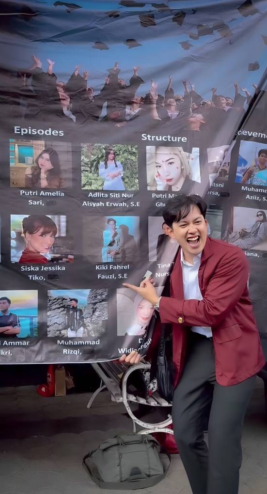 Chika Jessica, Dwi Andhika, Kiki Farrel resmi sarjana