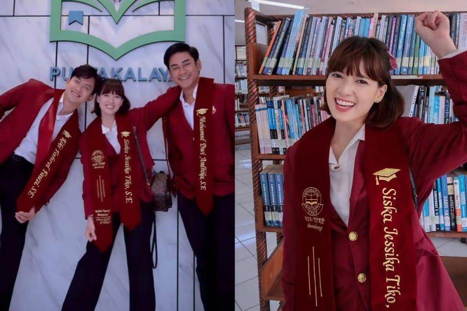 Chika Jessica, Dwi Andhika, Kiki Farrel resmi sarjana