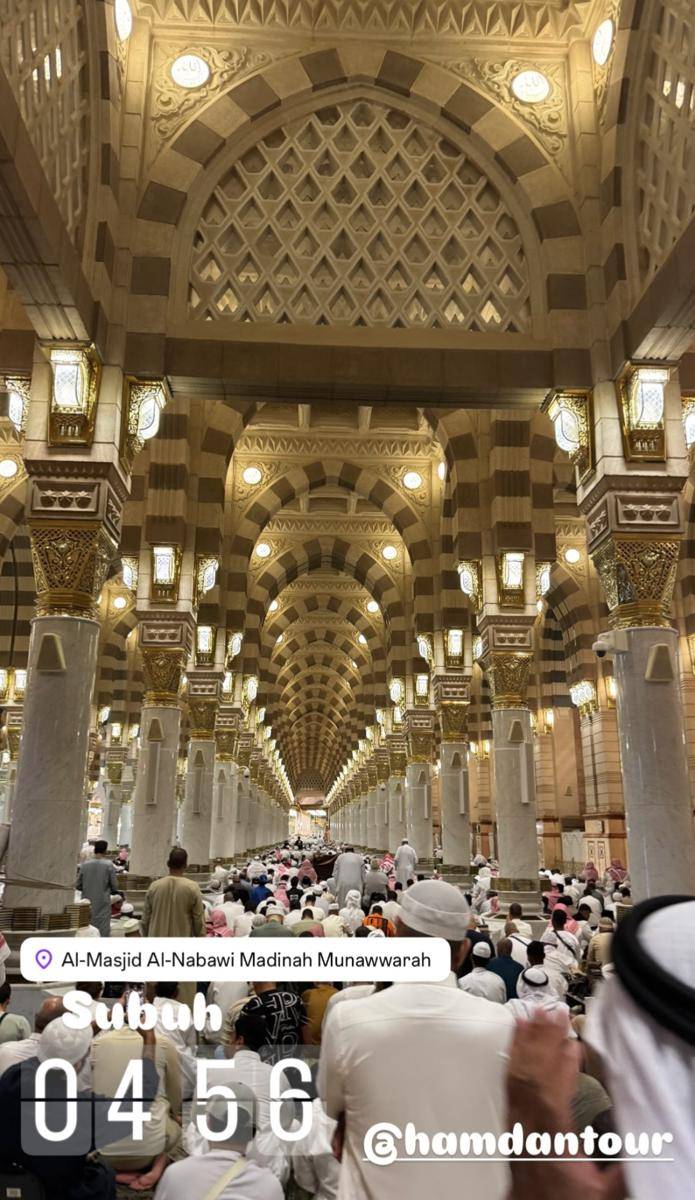 Ruben Onsu di Madinah