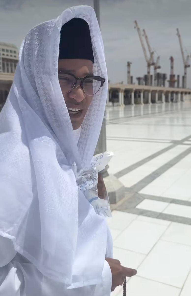 Ruben Onsu di Madinah
