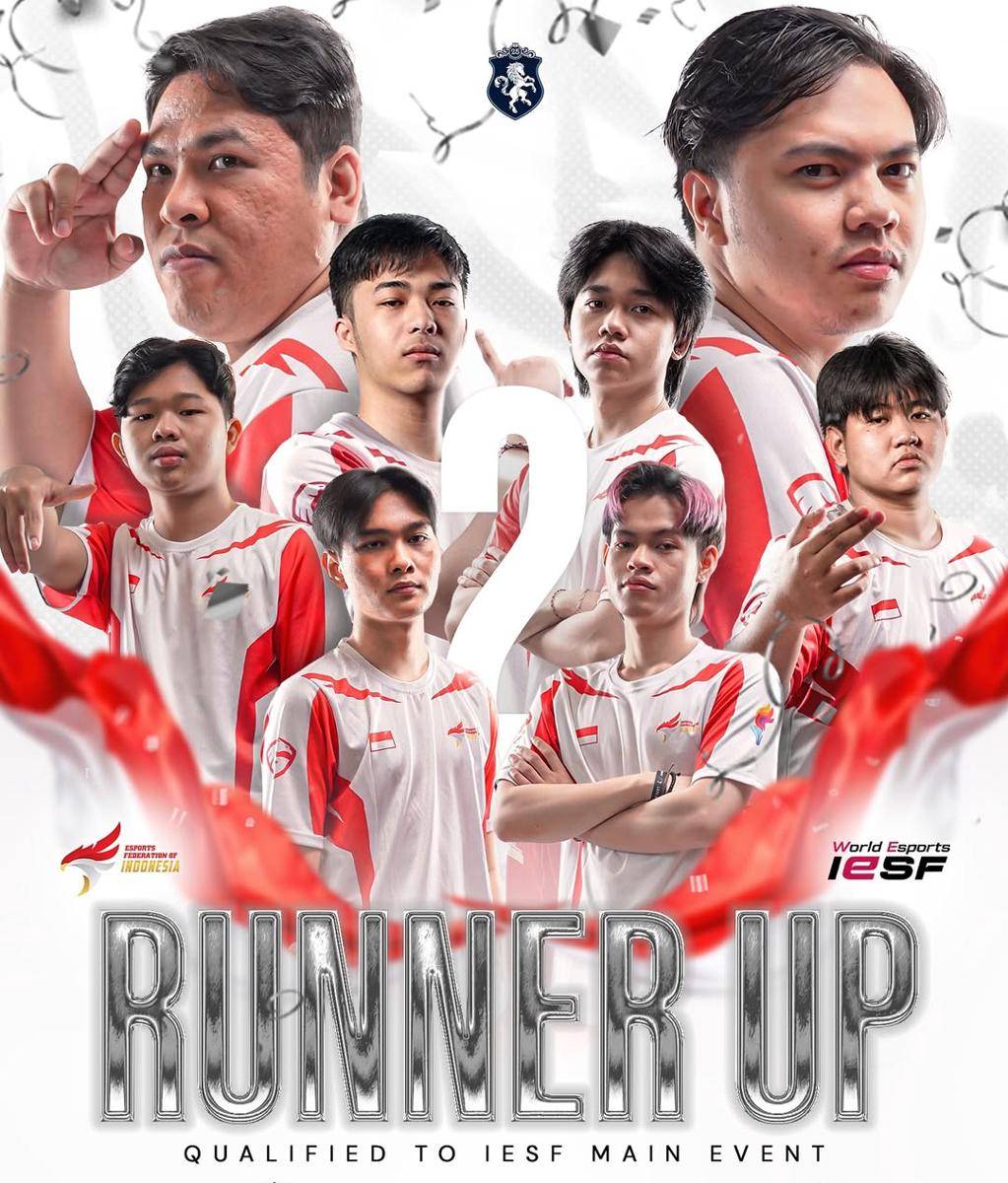 Timnas Indonesia runner-up regional qualifiers dan Lolos ke main event IESF 2025