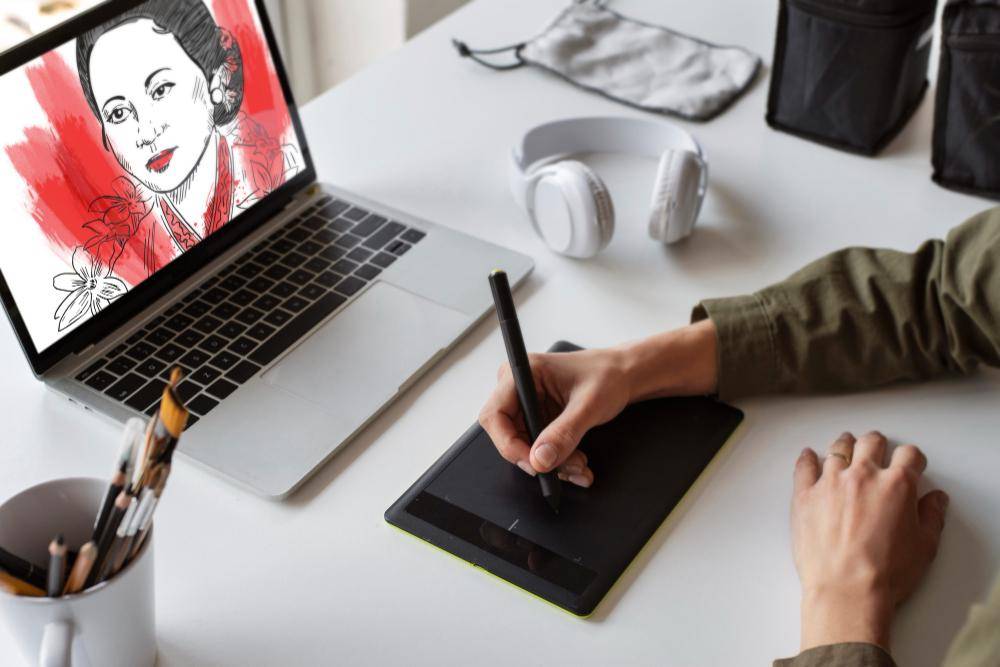 ilustrasi belajar desain grafis (freepik.com/freepik)