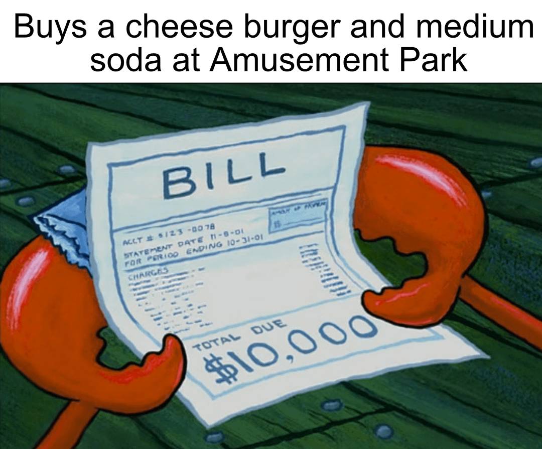 meme SpongeBob tentang soda