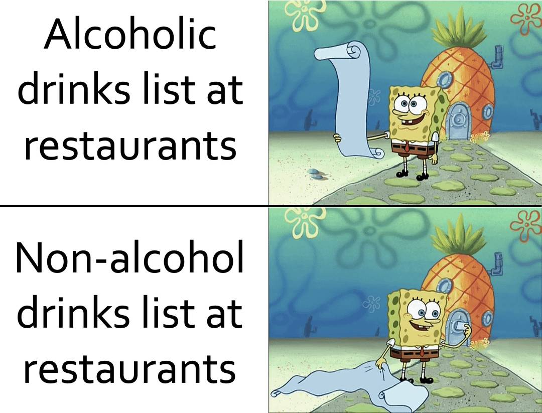 meme SpongeBob tentang soda