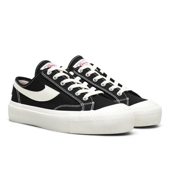 potret Compass Gazelle Low Black White (dok. Sepatu Compass)