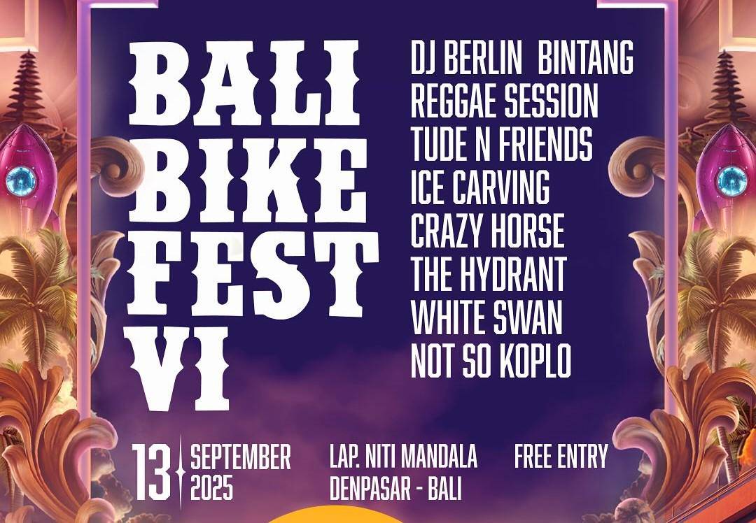 Line up Bali Bike Festival 2025. (Instagram.com/balibikefest)