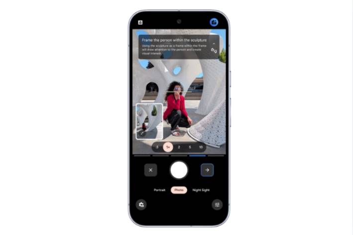 fitur Camera Coach di Pixel 10