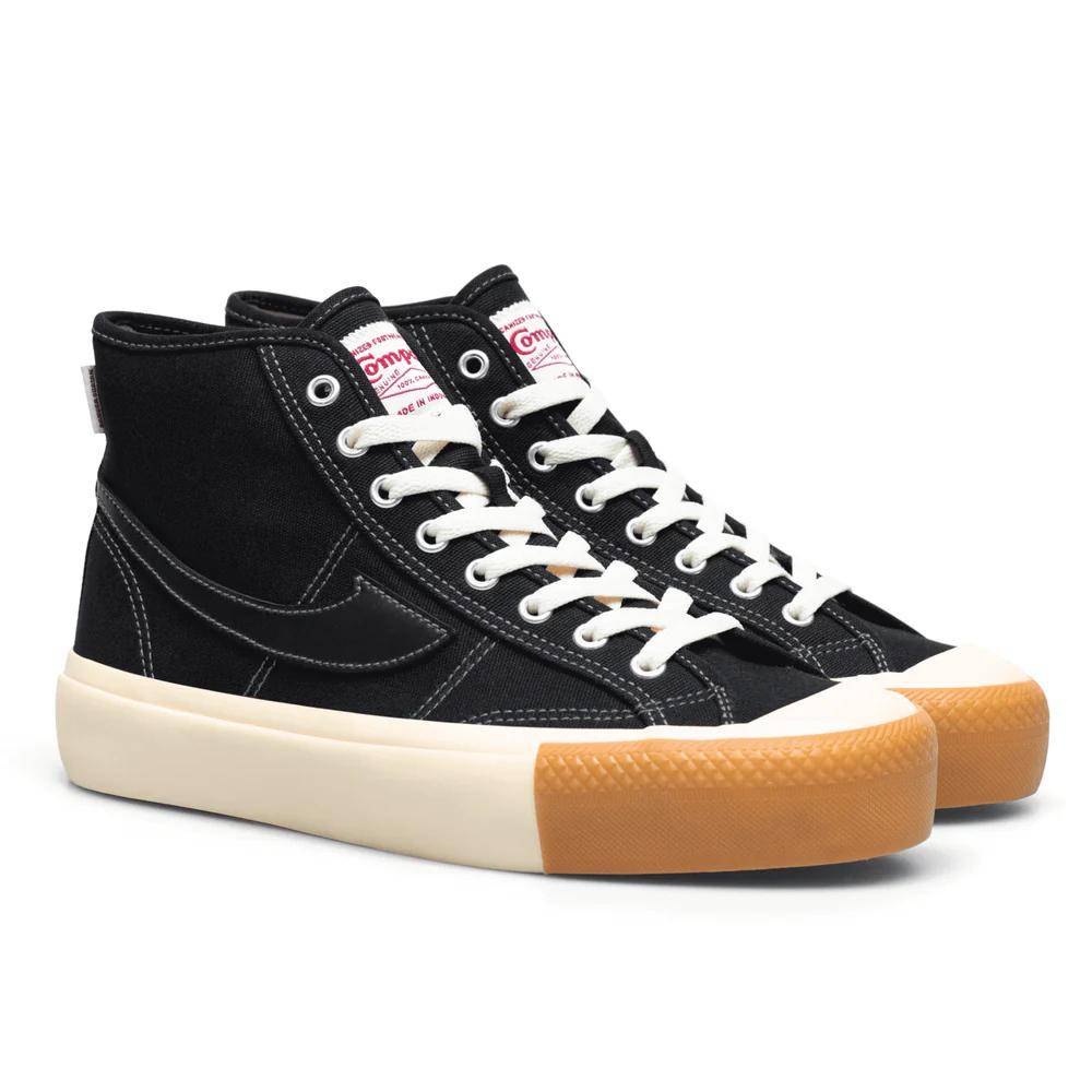 potret Compass Gazelle Hi Black Gum (dok. Sepatu Compass)