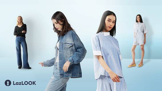 gaya OOTD menurut Lazada dan Danjyo Hiyoji (dok. Lazada)